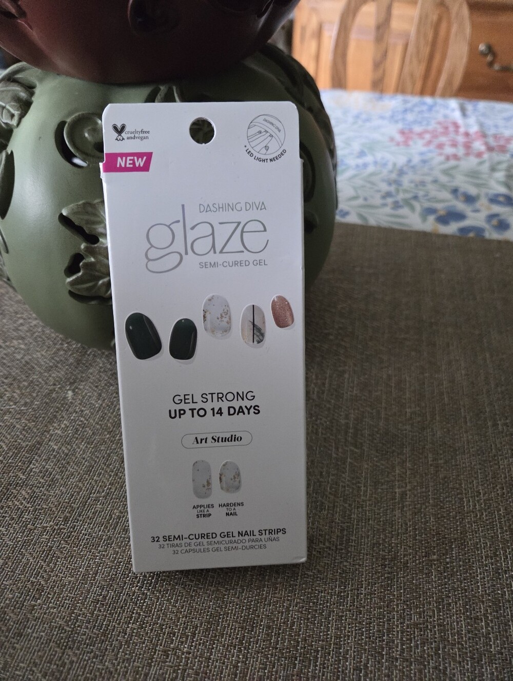 Dashing Diva Glaze Semi-Cured Gel Nail Strips